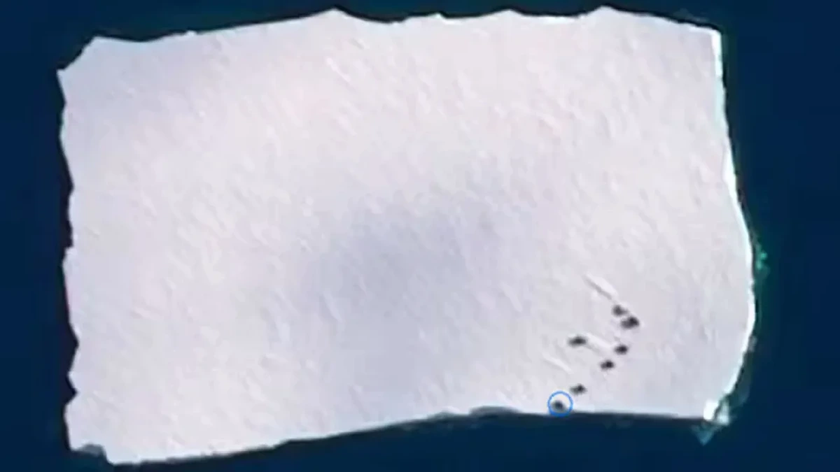 Auf Eisberg: Forscher finden vermisste Container in der Antarktis