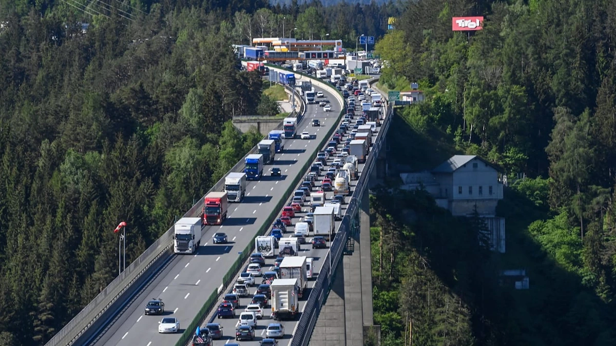 Protest legt Straße lahm: Empörung über Sperrung des Brenners am Wochenende
