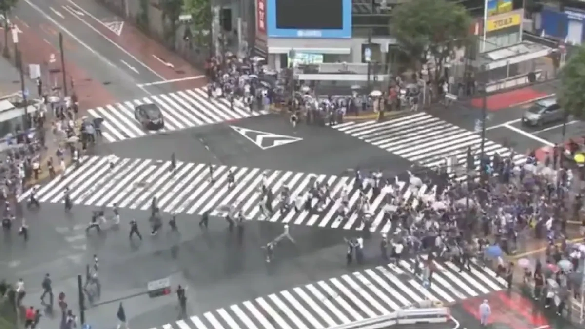 Das geht nur in Japan: Fan-Eskalation, aber nur bei Grün!