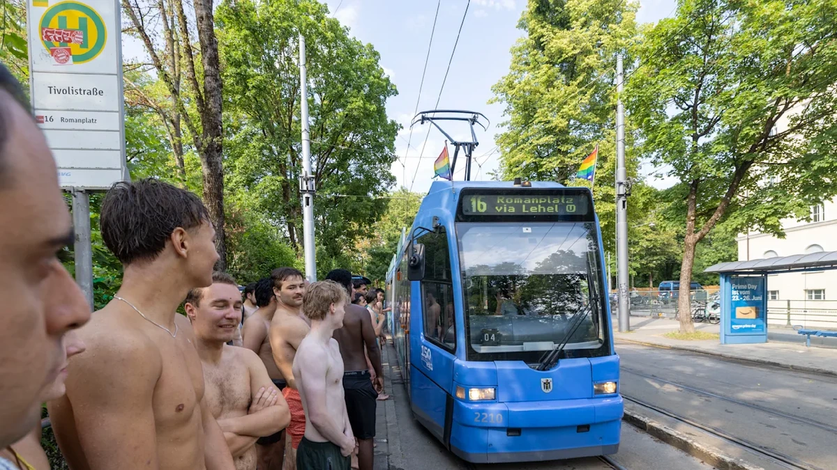 Münchens coolster Spot im Sommer: BILD dreht berühmte Eisbach-Runde