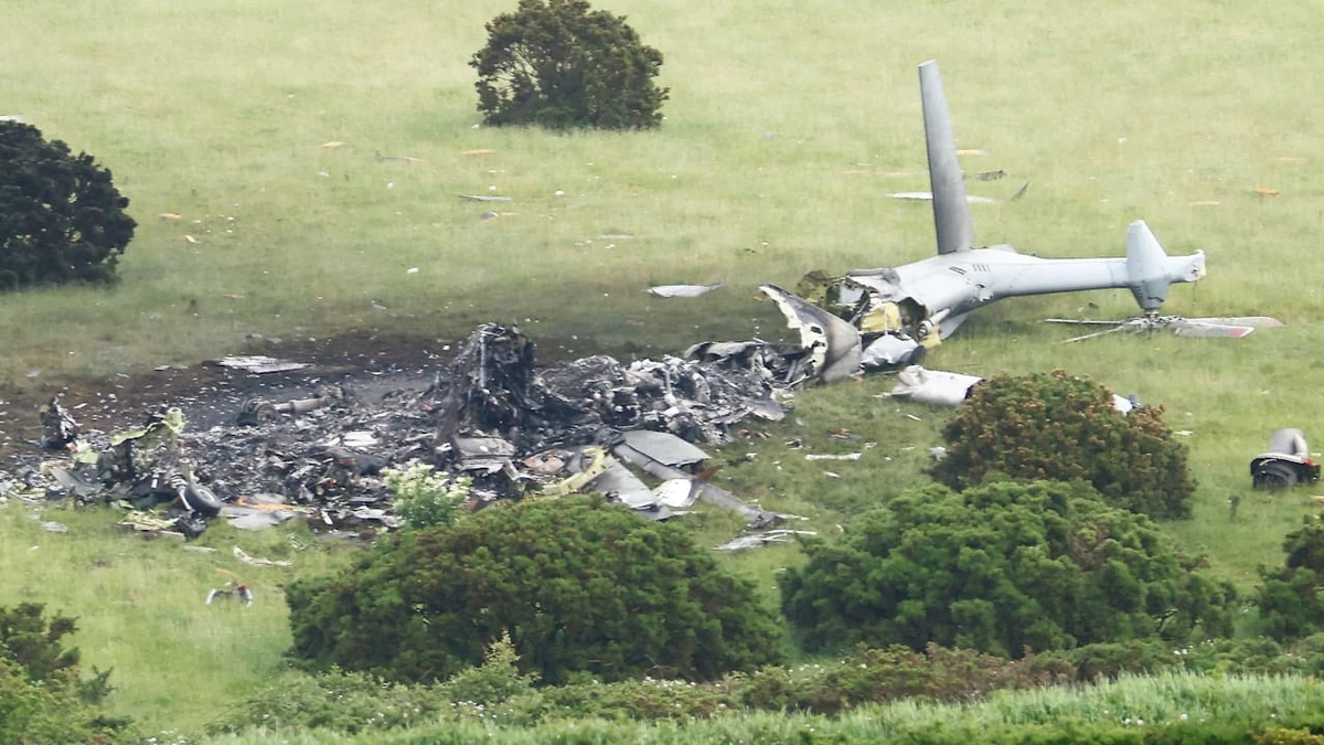 Heli-Drama in Großbritannien: Militärhubschrauber abgestürzt! 3 Tote in England