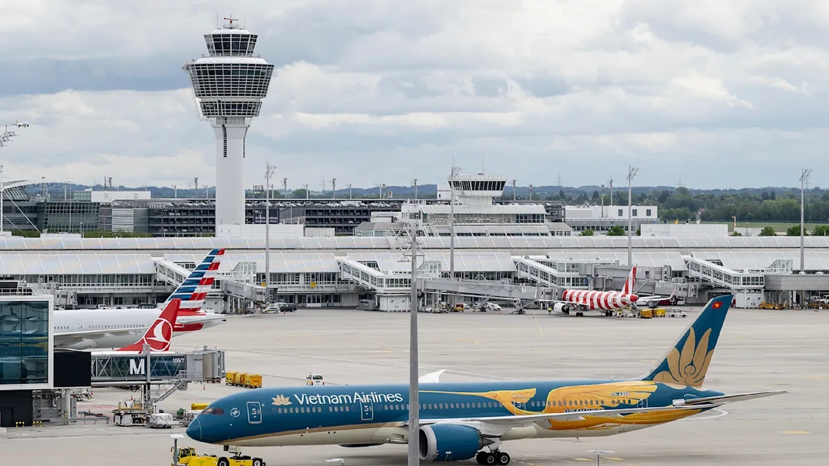 Flughafen München stellt Betrieb ein