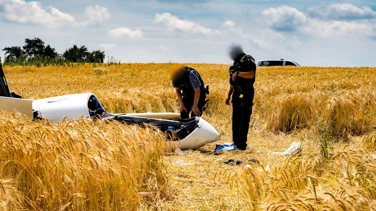 In Hessen: Kleinflugzeug stürzt ab – zwei Tote