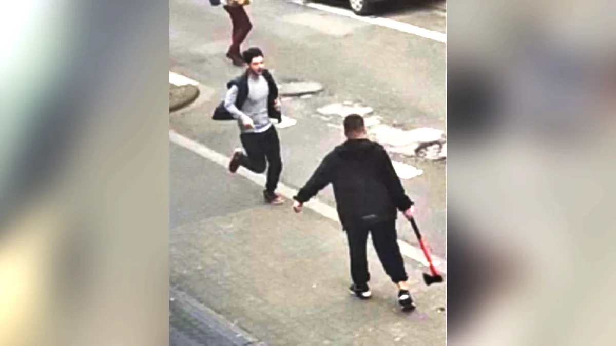 Axt-Mann verfolgt Unfallopfer nach Crash: Polizei warnt vor Verdächtigen