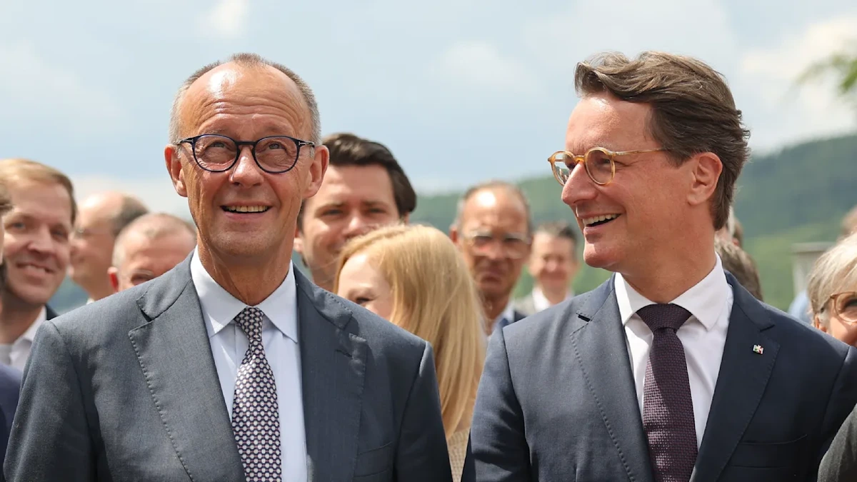 Lanz diskutiert: Kommt es zum WM-Duell zwischen Merz und Wüst?
