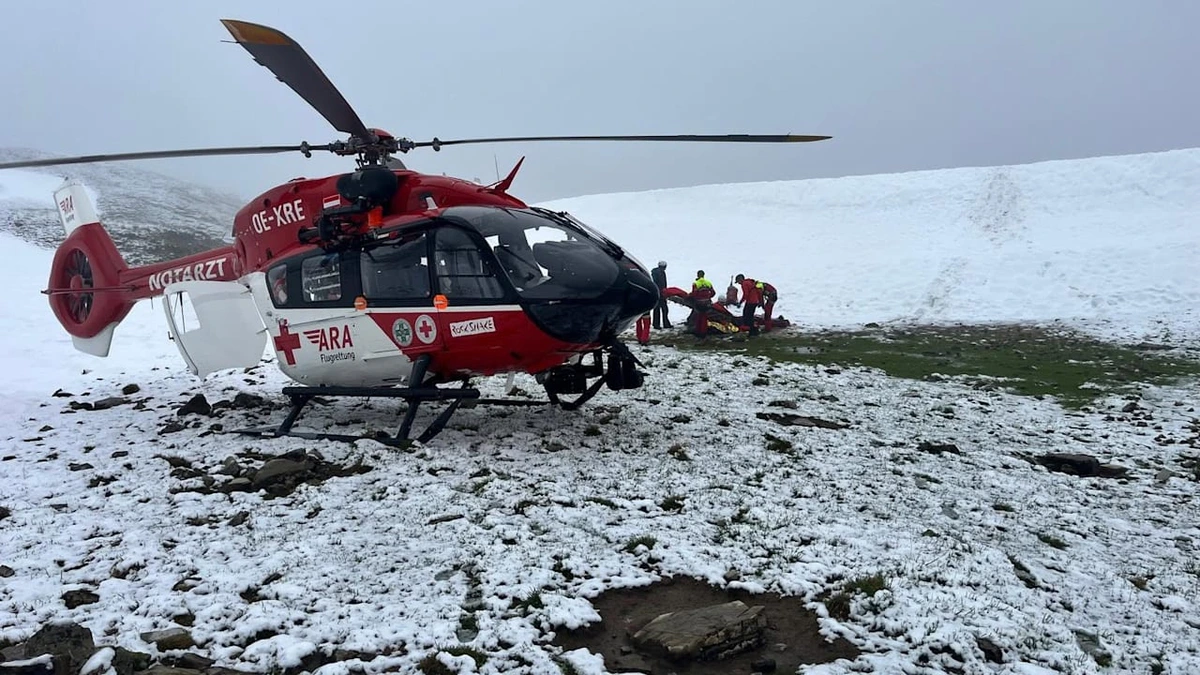 Nach Absturz in Alpen! Deutscher überlebt Nacht im Schnee: „Es muss Schutzengel geben“