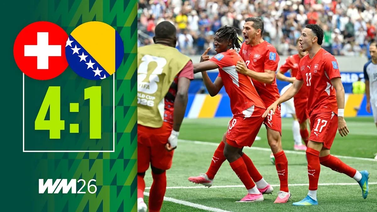 Bundesliga-Star trifft doppelt: Schweizer Super-Joker schießen Bosnien ab