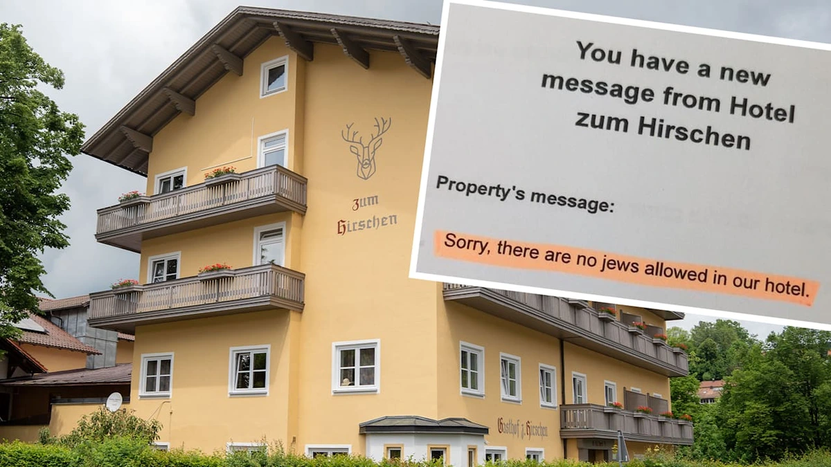 Bayerisches Hotel lehnt Israelis ab: „Sorry, hier sind Juden nicht erlaubt“