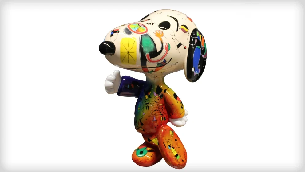 Diebstahl in Berlin: Snoopy-Skulptur aus Galerie gestohlen