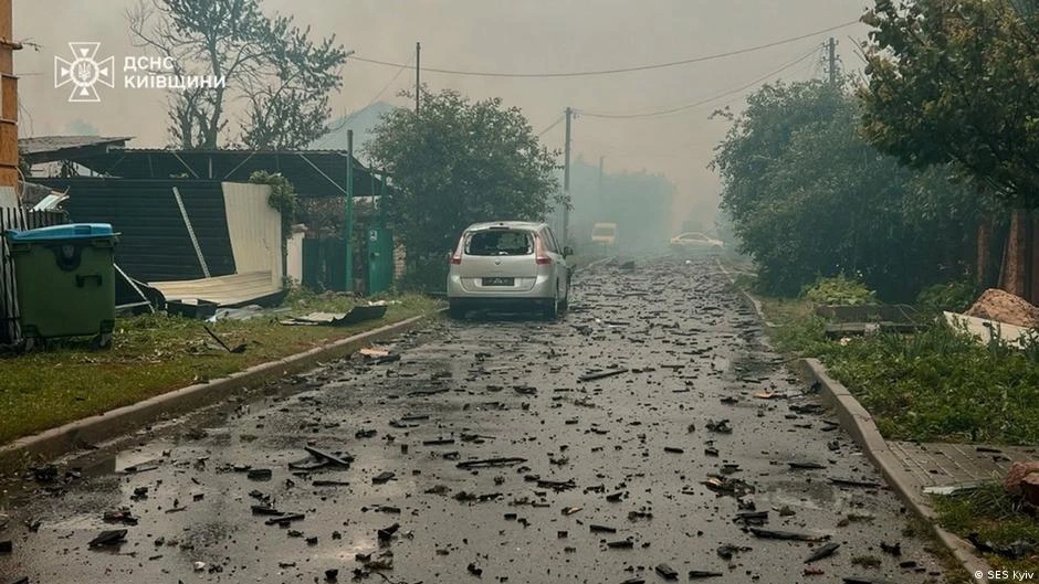 Una serie de explosiones sacude la capital de Ucrania