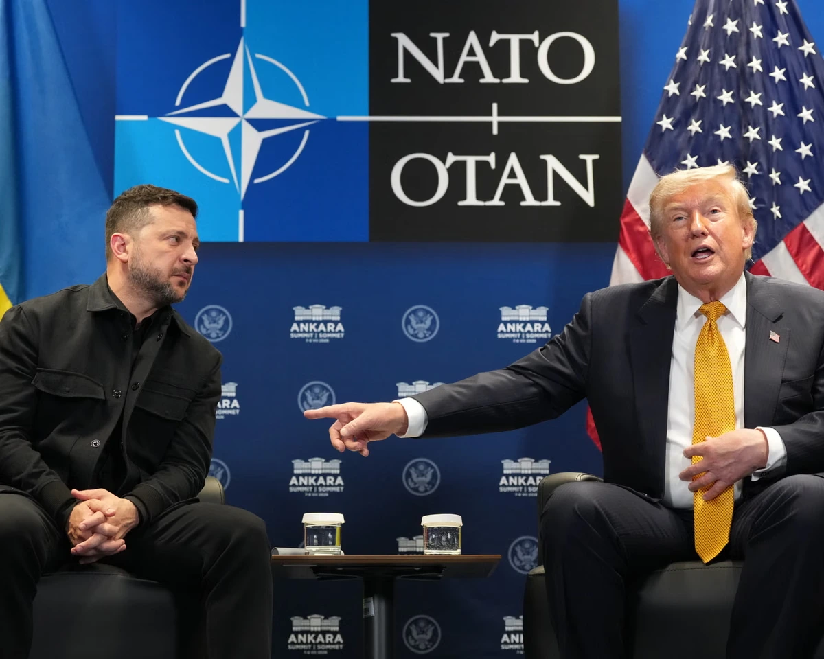 Trump gives Zelenskyy vague promise of licence to manufacture Patriot missiles