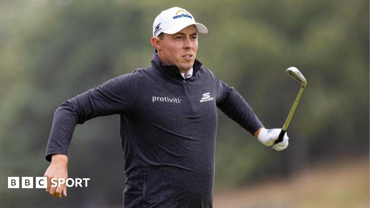 Fitzpatrick shares lead at fog-disrupted Scottish Open