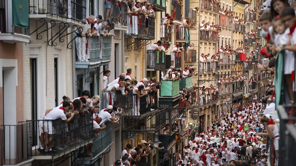 La calle Estafeta, memoria viva del casco antiguo de Pamplona