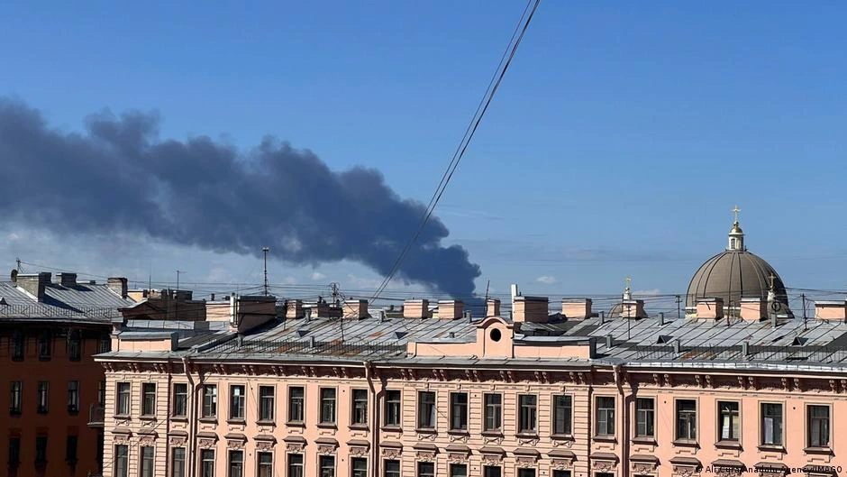 Ataque ucraniano daña terminal petrolera en San Petersburgo