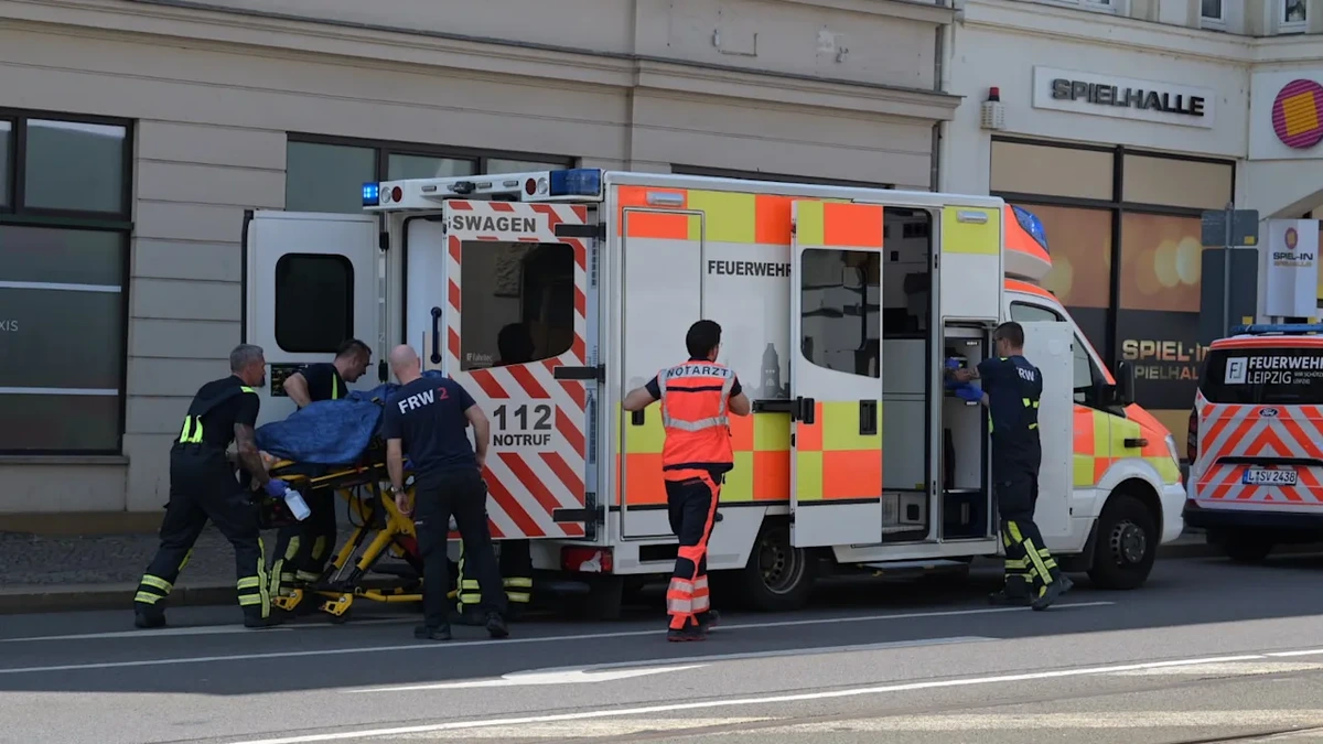 Leipzig: Mann vor Zahnarztpraxis niedergestochen und schwer verletzt