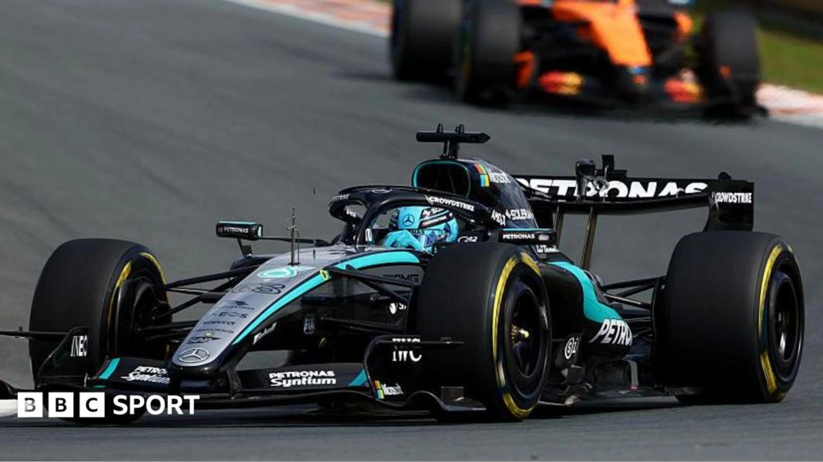 Russell wins Dutch GP sprint from pole position