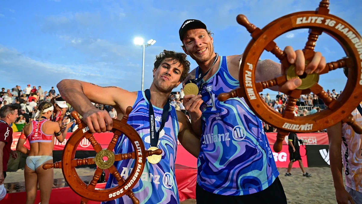 Ehlers/Wüst gewinnen sensationell Gold beim Elite 16 in Hamburg