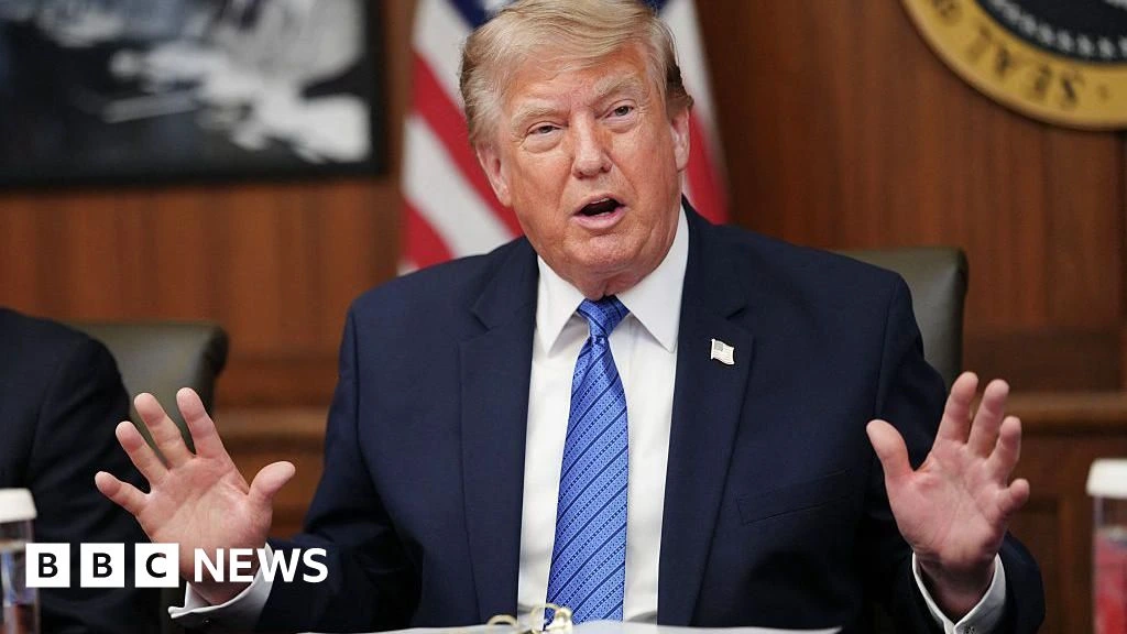 Trump denies US weapons shortage and says information 'leakers' being 'hunted down'
