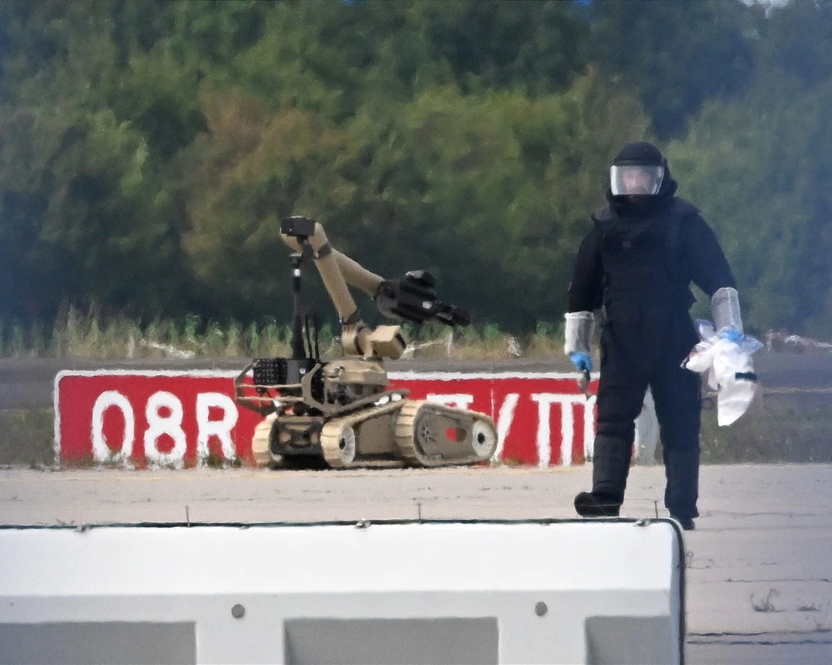 Leipzig drone bomb was found near Ukrainian plane carrying ammunition, say police