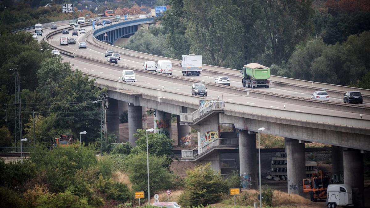 A671: Brücke bei Hochheim bleibt bis Juni gesperrt