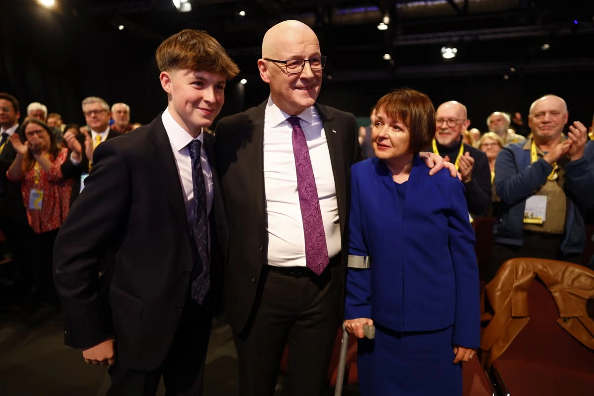 Emotional John Swinney says he'll deliver Scottish independence for teenage son
