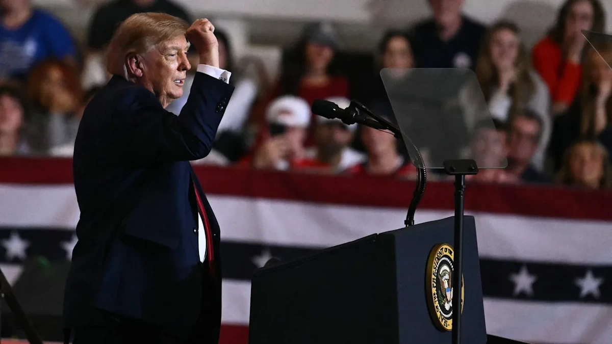 Faust-Eklat bei Wahlkampf-Auftritt von Donald Trump: „Das hat mir gefallen“