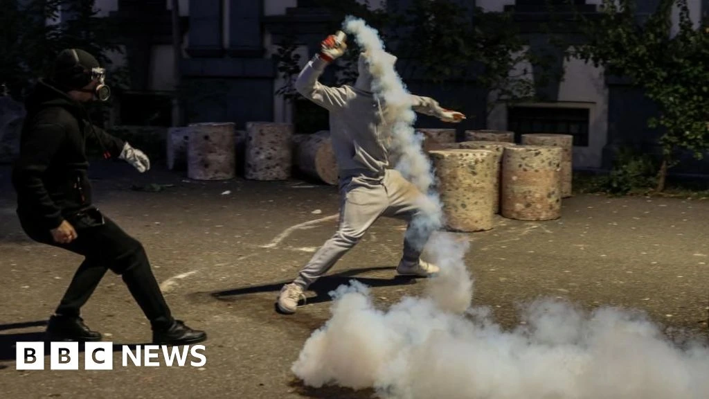 Seventh day of violent clashes between Albanian protesters and police