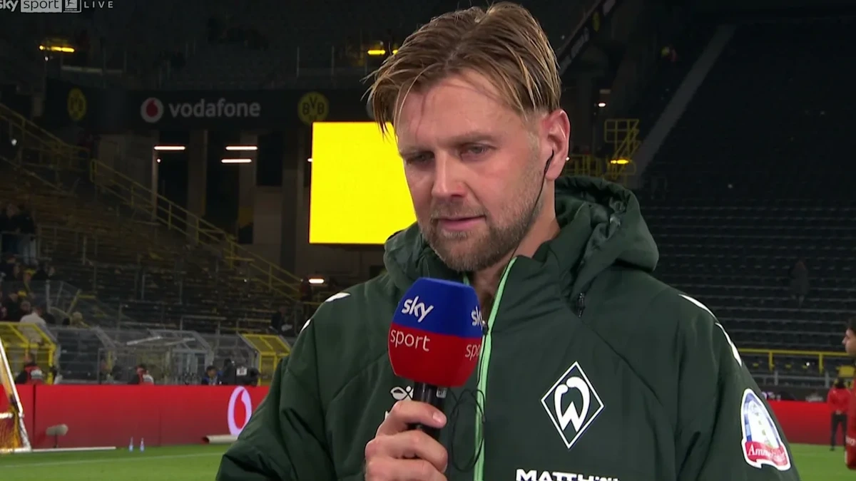Niclas Füllkrug erklärt seinen Jubel gegen den BVB nach seinem Treffer zum 2:2